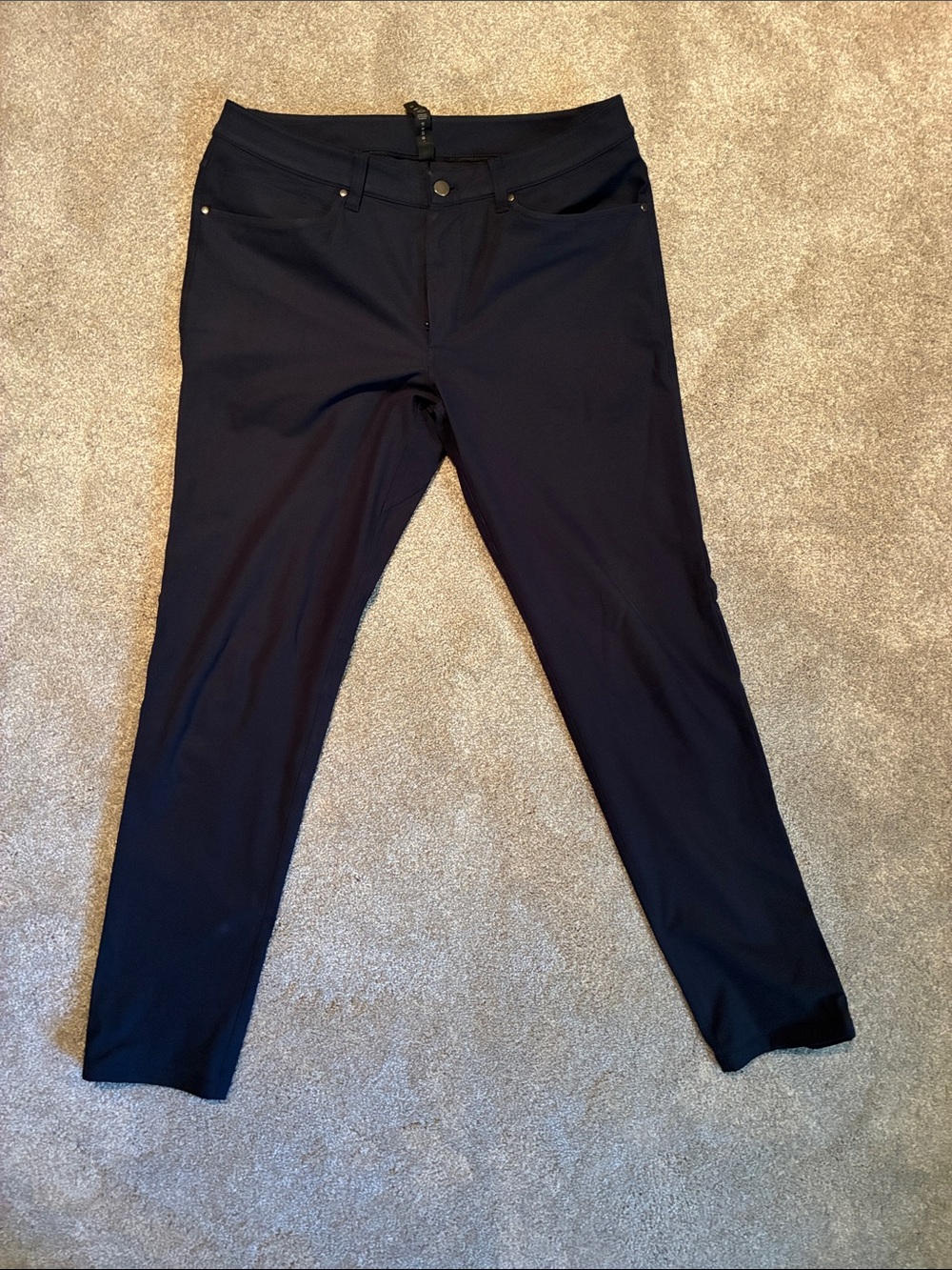 Lululemon Men’s ABC Slim-fit Pant 33x32 Navy Warpstreme